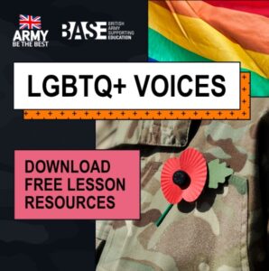 Army LGBT resources image The British Army’s LGBTQ+ education resources educate students on inclusion this Pride Month