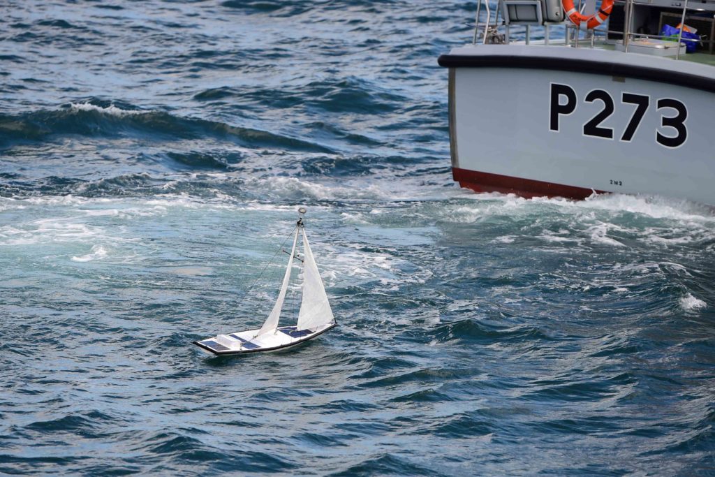 Boat 1 Epsom College bids to become the world’s first school team to sail an autonomous boat 4,000 miles across the Atlantic