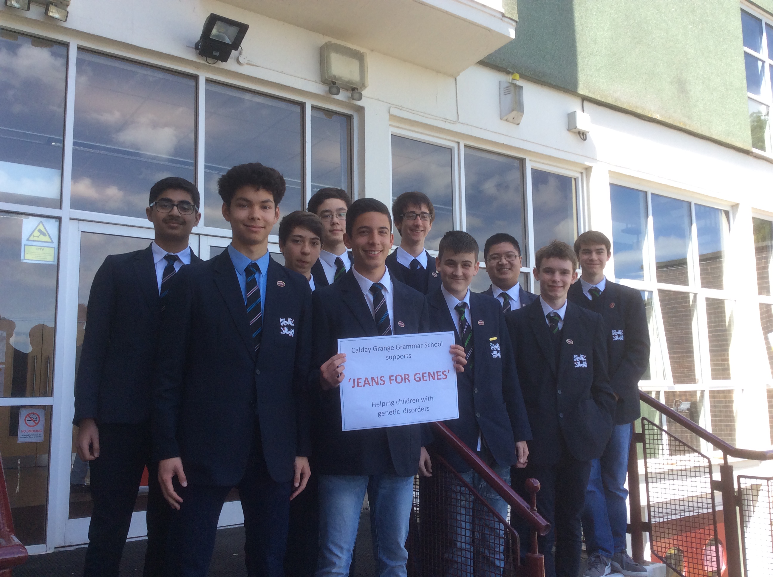 Calday Grange Schools urged to sign up to Jeans for Genes Day this month