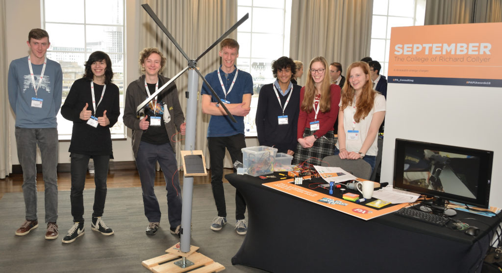 Category Three winner The College of Richard Collyer UK’s brightest innovators from schools across the country compete in national coding challenge