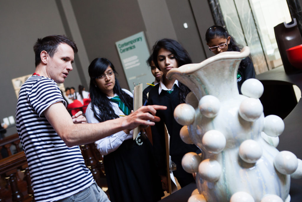 DesignLab project with ceramicist James Rigler and students from Alperton Community School 2014 c Victoria and Albert Museum London V&A announces over 60 loans to regions in educational initiative backed by Grayson Perry
