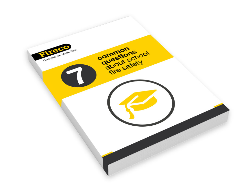 Fireco schools eBook image Fireco’s free guide to school fire safety