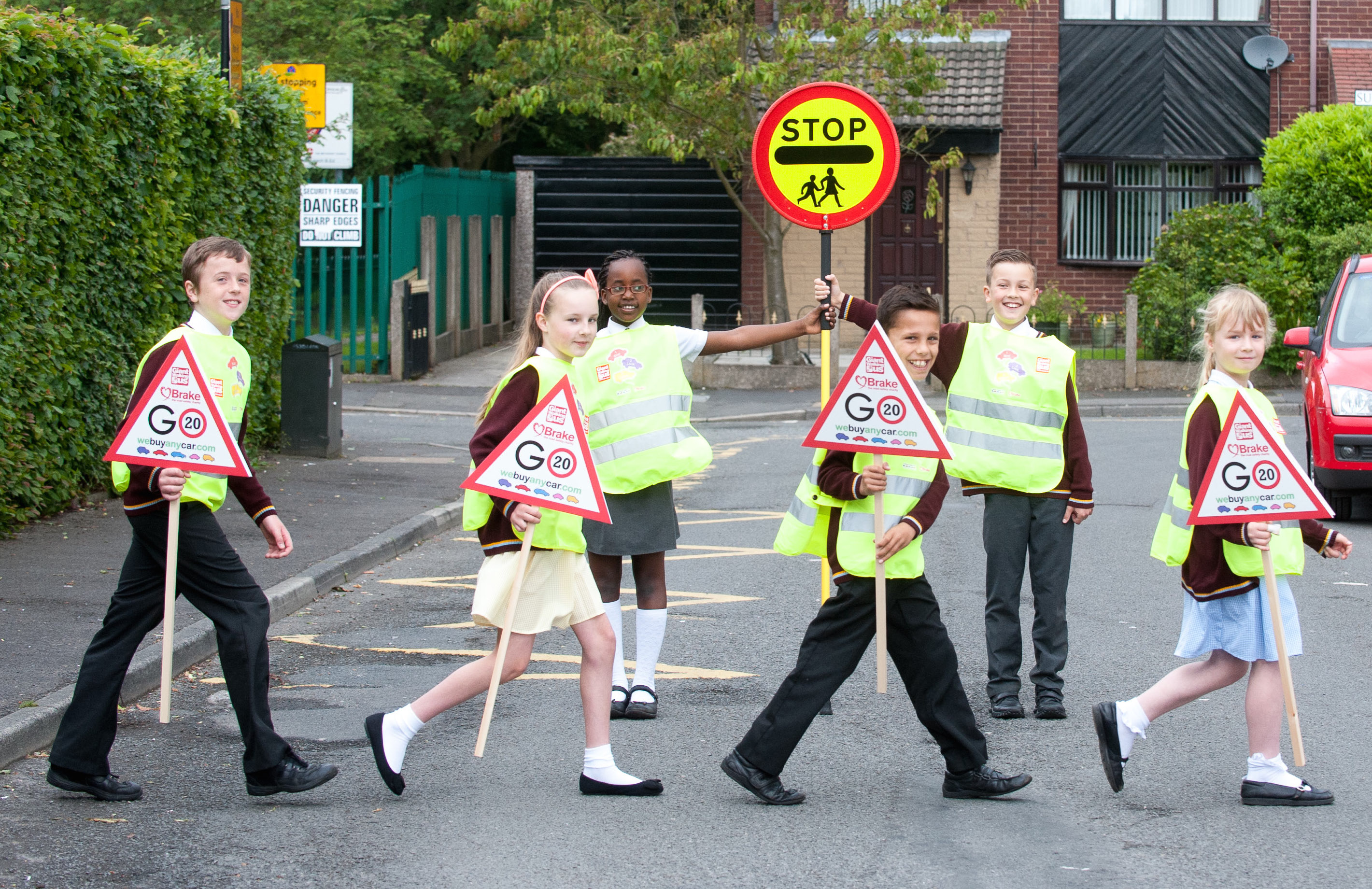 GiantWalkingBus 2 Road safety charity Brake raises over £20,000 through Giant Walking Bus initiative