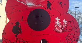 Image 16 1 Cheshire College students line streets with creative poppy tribute