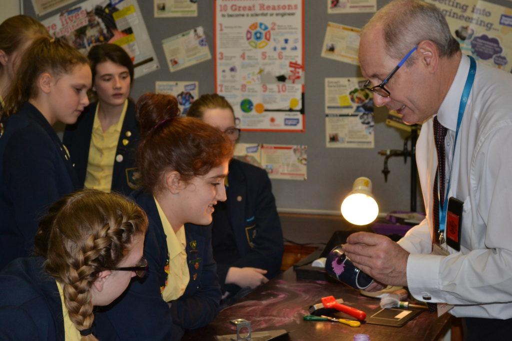 Mr Spore forensics at St Marys Science Week 2018 British Science Week goes off with a bang at St Mary’s!