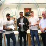Nottingham High School pupils and staff celebrate a great set of results for the school