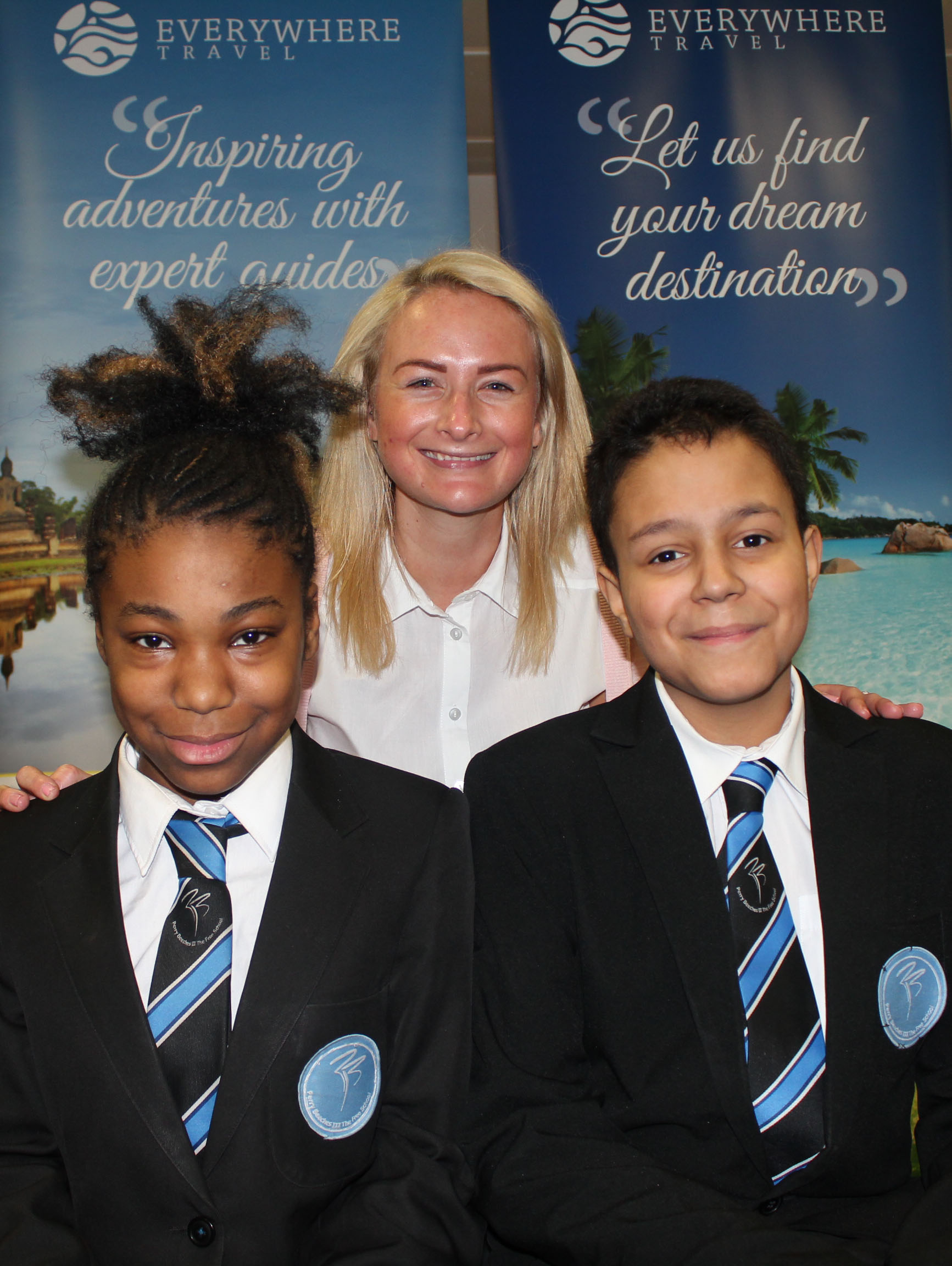 Perry Beeches 3 West Midlands pupils vie for dream family holiday prize