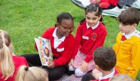 Primary reading RS79 St Johns Ealing 2.width 285 National Literacy Trust reports fall in children reading for pleasure