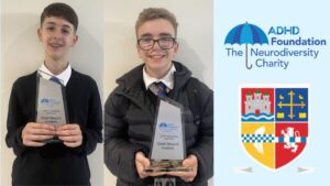 QMA Press Photo Queen Margaret Academy is the first secondary school in Scotland to be awarded ADHD Friendly school status