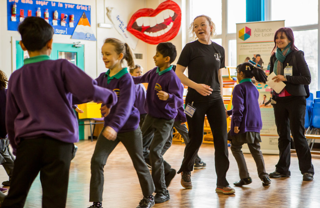 Rachael Mckenzie with pupils action Sports stars back project to help Greater Manchester kids stay mentally healthy