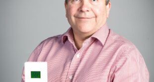 Steve Swinden Flamefast CEO with CO2 monitor Carbon dioxide monitors could warn of unsafe Covid transmission indoors, scientists say  