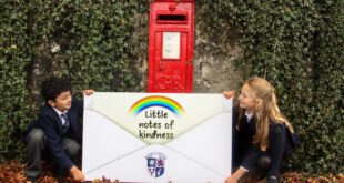 The Glasgow Academy Little Notes of Kindness Image 2 Pupils encourage kindness in the community