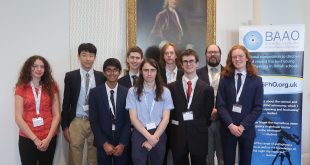 UK IOAA Team 2025 with leaders and Chair Stephen Perse Cambridge students chosen to represent UK on global stage