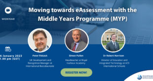 Webinar banner high res Moving towards eAssessment with the Middle Years Programme (MYP)