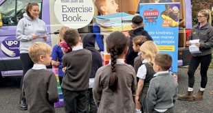 YPO donating materials to Markland Primary in Bolton as part of NSPCC partnership YPO and NSPCC provide North West schools with free classroom resources