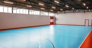 Romilly School, Wales, delighted with Fast Track Sports Hall transformation using Taraflex SL Sports Flooring from Gerflor