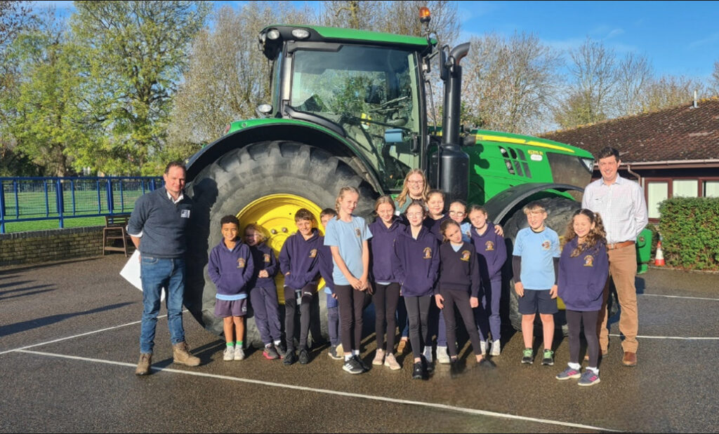 kidsc 200 children at Folksworth C of E Primary School learn about where their breakfast comes from with Kids Country