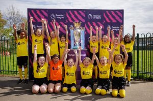 pl Premier League Primary Stars schools’ programme providing 4,000 free football kits for girls’ football teams